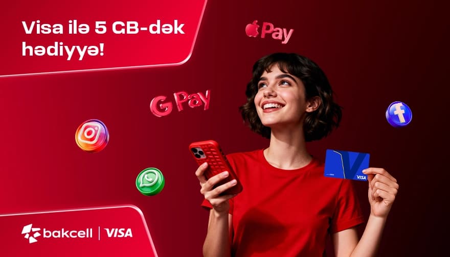 Internet gift with Visa Card!