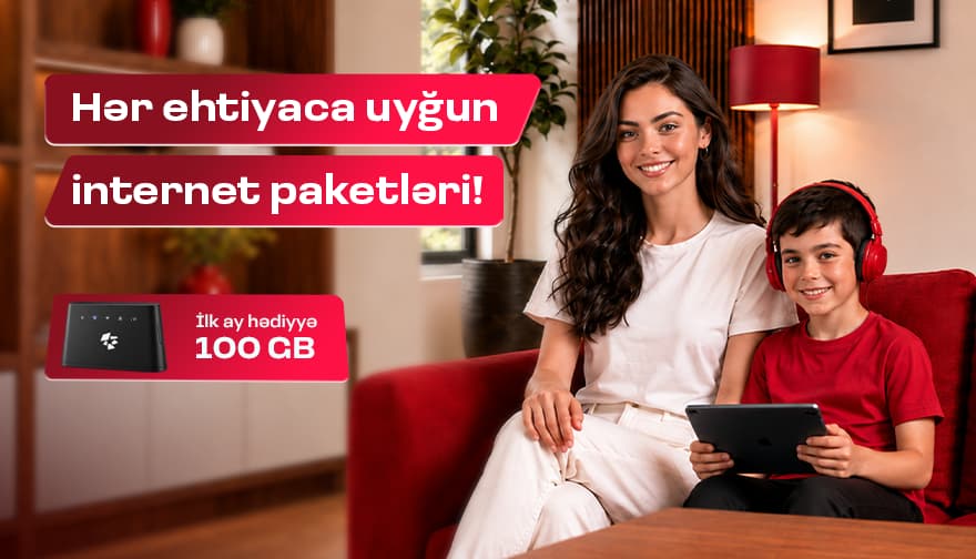 Bakcell Wi-Fi packages for every need! Bakcell Wi-Fi packages for every need!